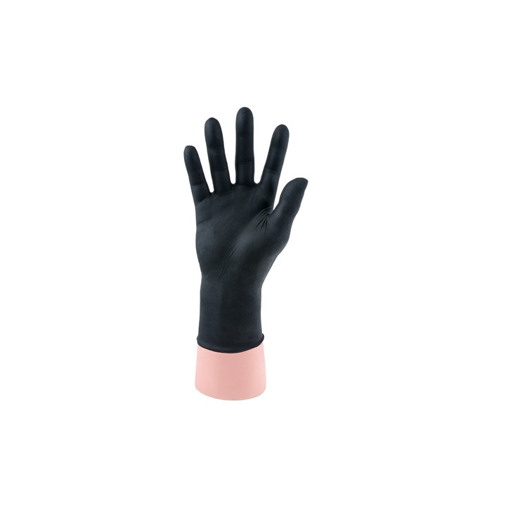 Qtop Rękawiczki nitrylowe czarne xs 100 sztuk