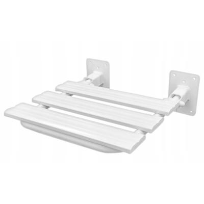 Krzesełko prysznicowe naścienne składane