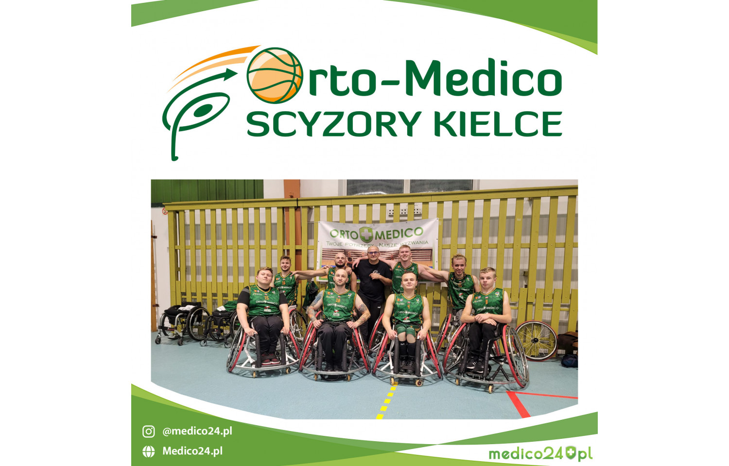 Orto-Medico sponsorem drużyny Orto-Medico Scyzory Kielce 